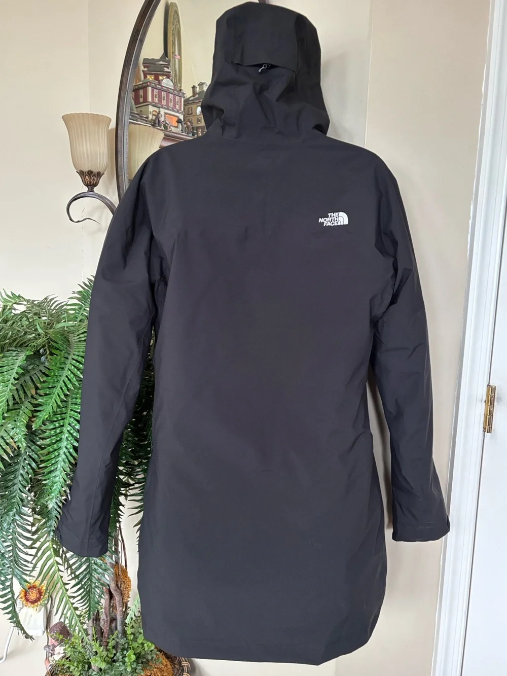 The North Face DryVent Mono Triclimate Parka 3-in-1 Black Shell Jacket w/ Liner